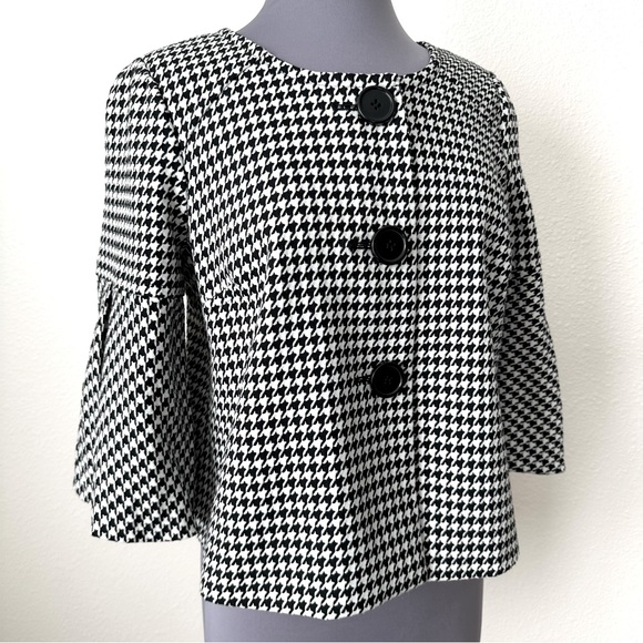 Worthington Jackets & Blazers - Vintage Houndstooth Stretch Blazer Sz PM